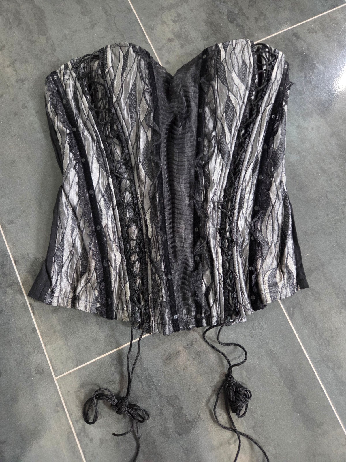 Corset / bustier, Verzenden, Zwart, Body of Korset