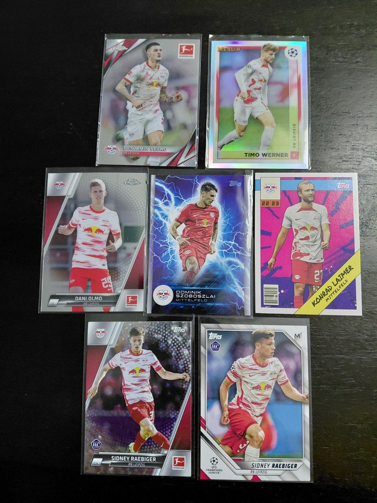 RB Leipzig Voetbal Kaarten Collectie - Topps Chrome & Merlin, Ophalen of Verzenden