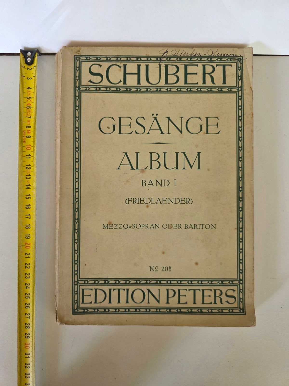 Franz Schubert Gesänge Album Band I - Bladmuziek, Ophalen of Verzenden, Gebruikt, Artiest of Componist, Klassiek