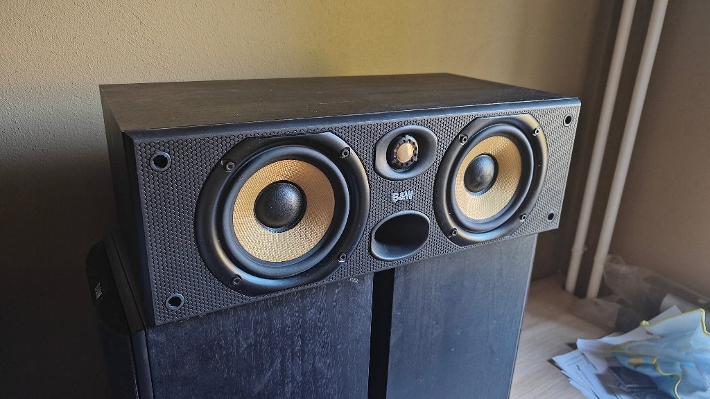 B&W CC6 Black Ash Centerspeaker, Audio, Tv en Foto, Luidsprekers, Gebruikt, Ophalen of Verzenden, 60 tot 120 watt, Bowers & Wilkins (B&W)