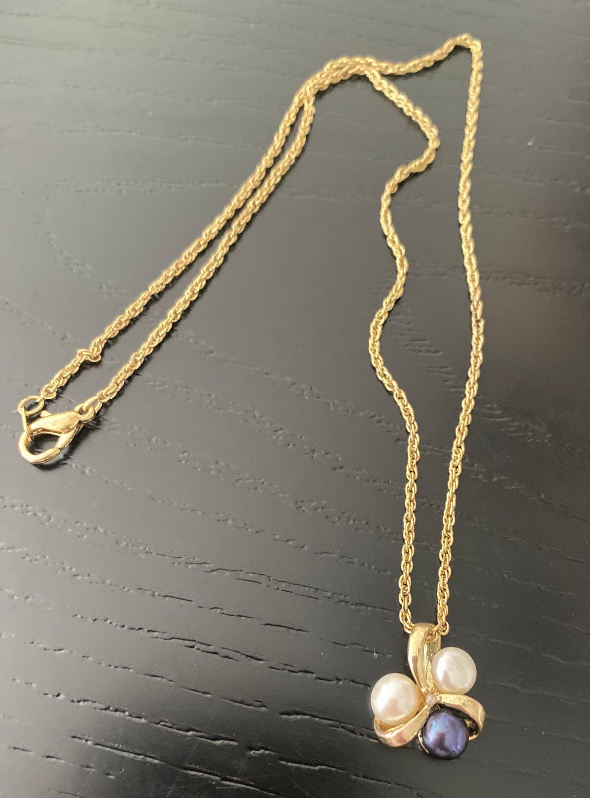 Vintage ketting met echte zoetwaterparels, Ophalen of Verzenden, Zo goed als nieuw, Overige materialen
