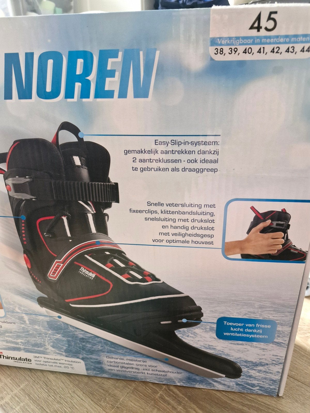 Nieuwe Crivit noren , maat 45, Sport en Fitness, Schaatsen, Nieuw, Noren, Ophalen, Overige merken