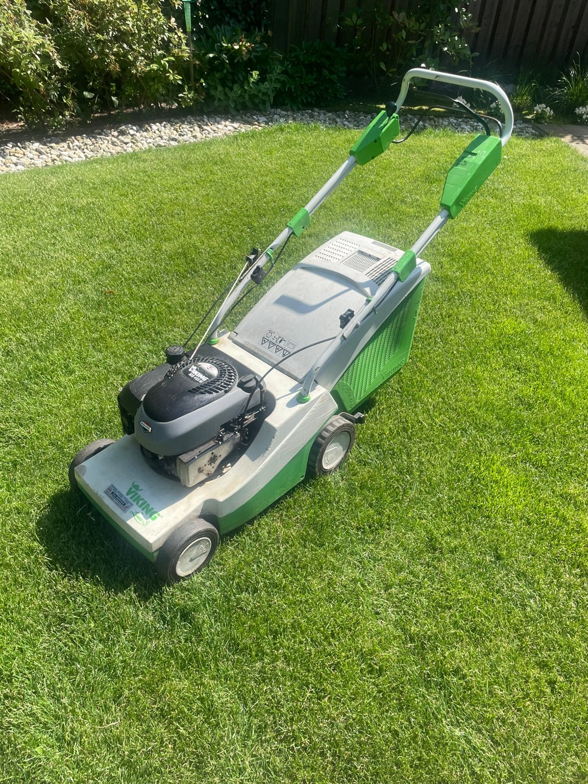 Viking MB 455 opgeknapt- zelfaandrijving, nieuwe onderdelen, Ophalen, Gebruikt, Opvangbak, Benzine-grasmaaier