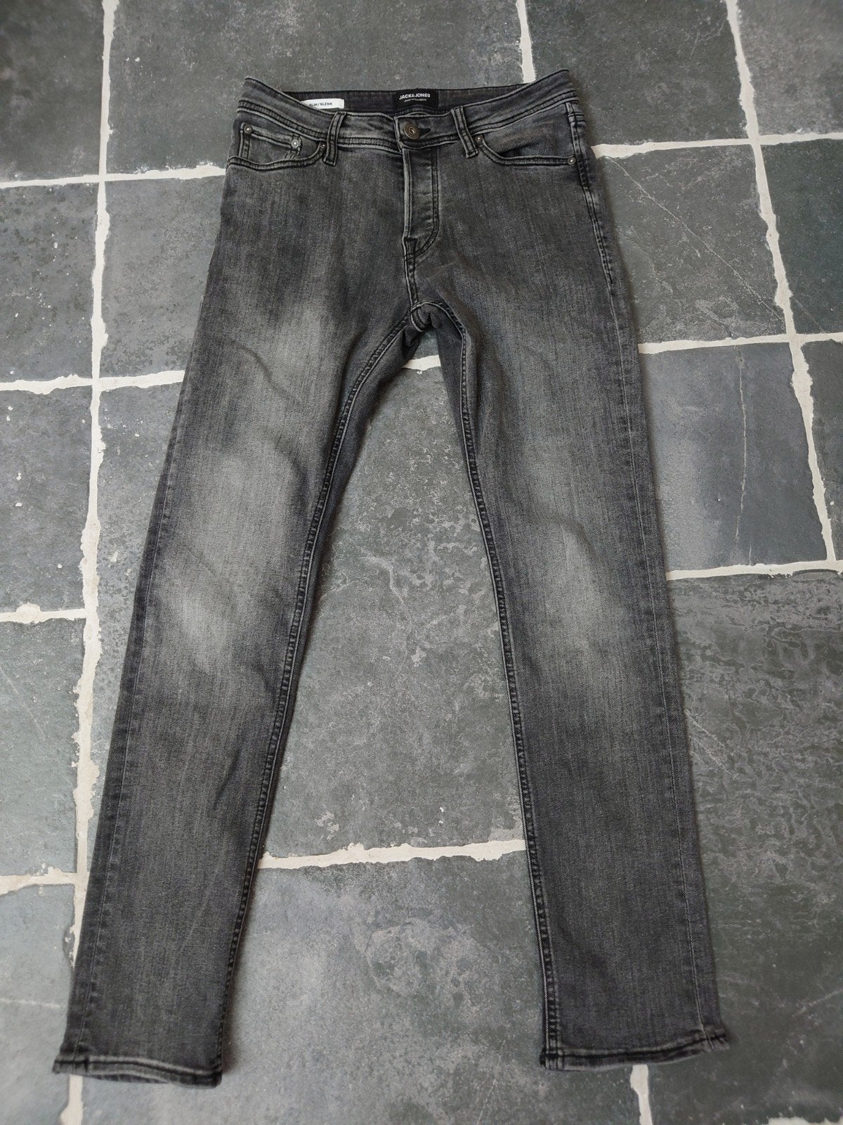 Jack & Jones, Glenn Slim Fit, W29 L32, grijs, zgan! Rob2932, W32 (confectie 46) of kleiner, Ophalen of Verzenden, Zo goed als nieuw