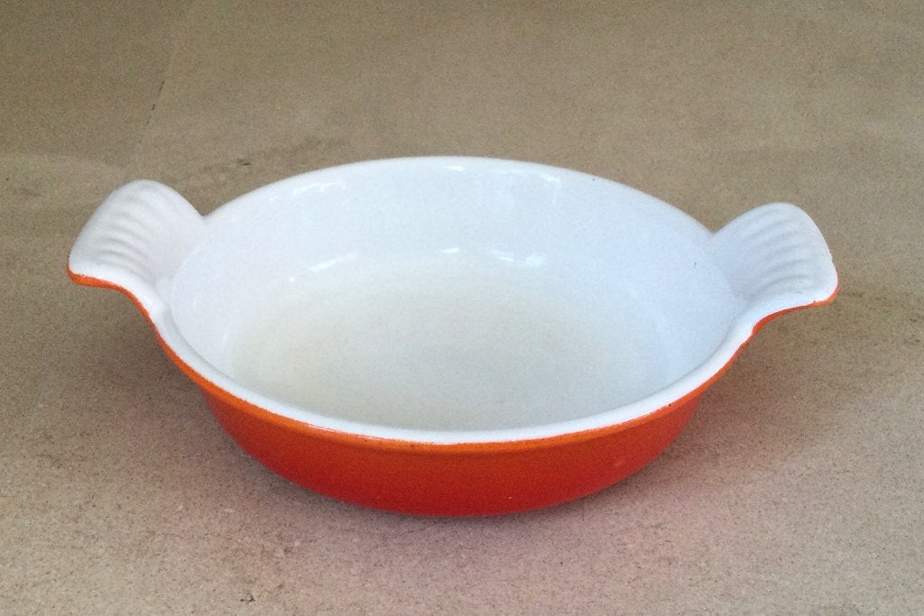 Vintage ovenschaaltje van gietijzer van FE made in Belgium, Verzenden