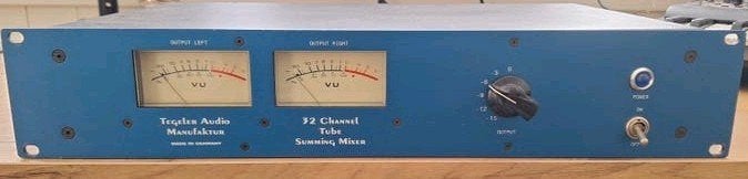Tegeler Audio Manufaktur 32 Channel Tube Summing Mixer, Muziek en Instrumenten, Ophalen of Verzenden, Gebruikt, 20 kanalen of meer