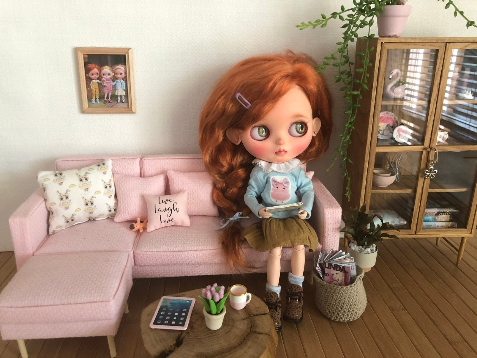 Blythe doll Illeke (popje Aya), Ophalen of Verzenden, Zo goed als nieuw, Pop