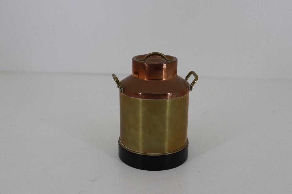Vintage Koperen Melkbus Sigarettenhouder –Bakeliet Carrousel, Ophalen of Verzenden