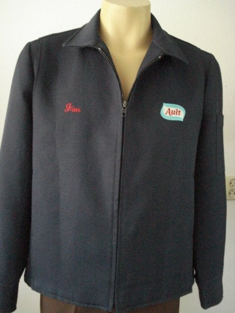 Industrieel vintage herenjasje 48/50/52, Workwear, Ophalen of Verzenden, Zo goed als nieuw, Maat 48/50 (M)