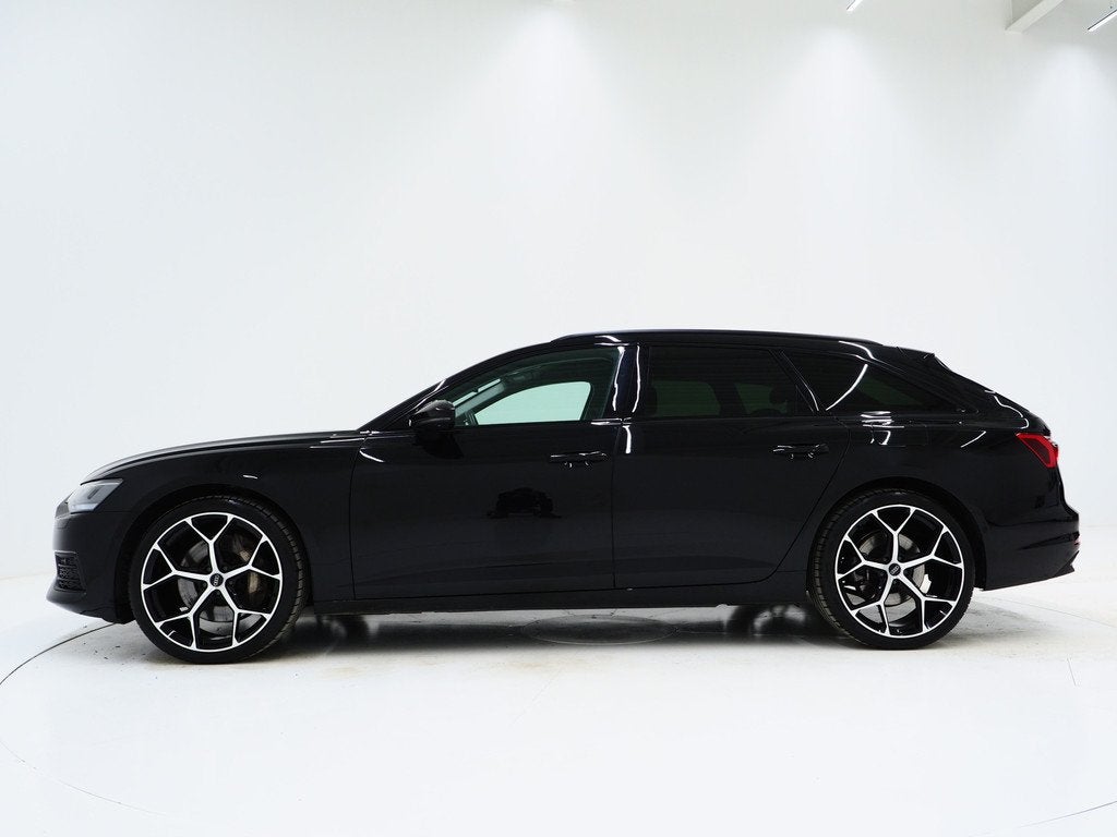 Audi A6 Avant 50 TFSI e quattro | Leder | Trekhaak | 360 | K, Auto's, Audi, Automaat, 77 km/l, Gebruikt, Zwart