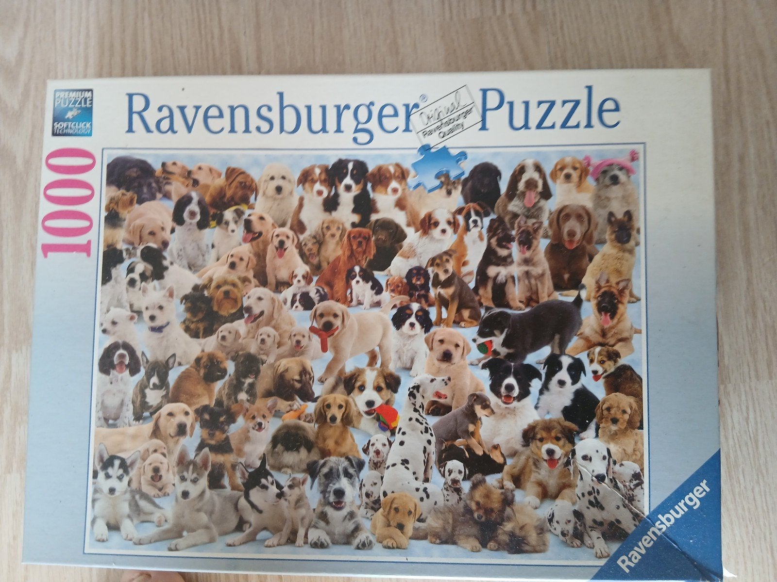 Ravensburger Legpuzzel 1000 stukjes - Honden, Ophalen, 500 t/m 1500 stukjes, Zo goed als nieuw, Legpuzzel
