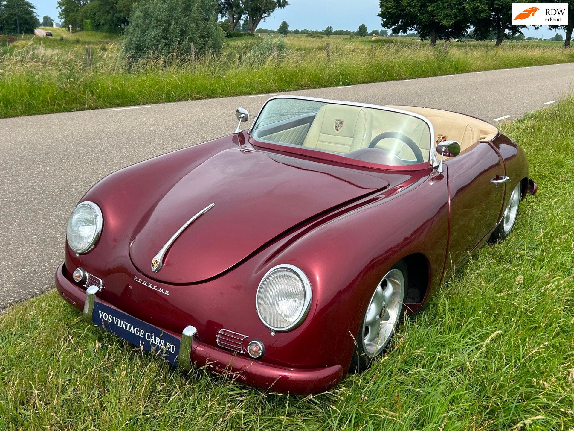 Volkswagen Kever Cabriolet 1600cc Spister 356 Looc, Auto's, Achterwielaandrijving, 4 cilinders, Cabriolet, 1600 cc