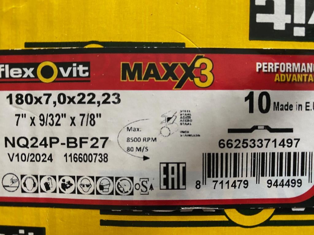 49 x 180 mm slijpschijven in een koop 95,-, Ophalen, Nieuw, Minder dan 700 watt, Werkbankslijpmachine