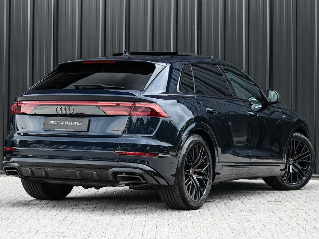 Audi Q8 55 TFSI e quattro Pro Line S | Panoramadak | 360 Cam, Auto's, Automaat, Gebruikt, 26 kWh, Vierwielaandrijving