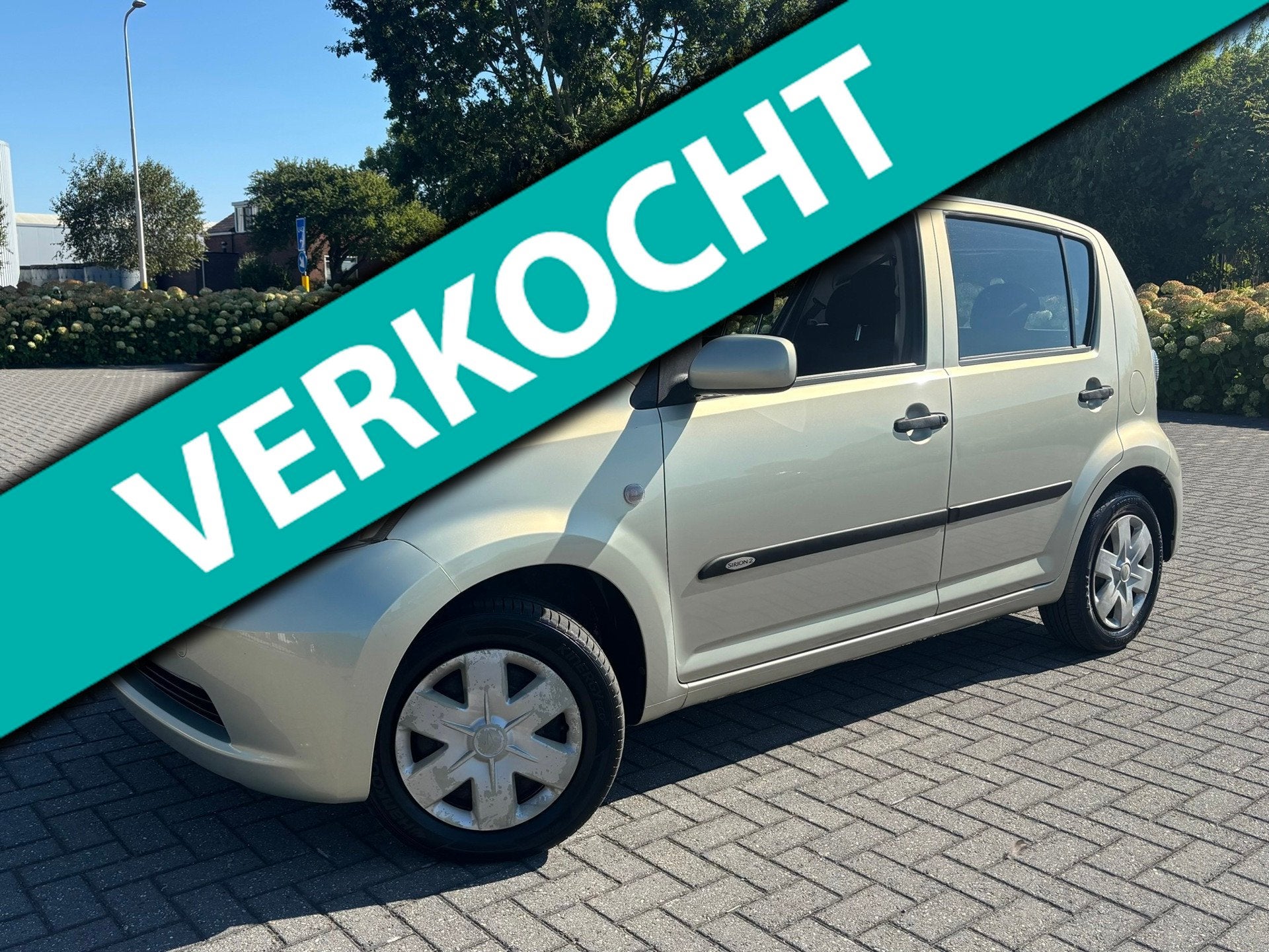 Daihatsu Sirion 2 1.3-16V Comfort Automaat, Auto's, Stof, 4 cilinders, Beige, Bedrijf