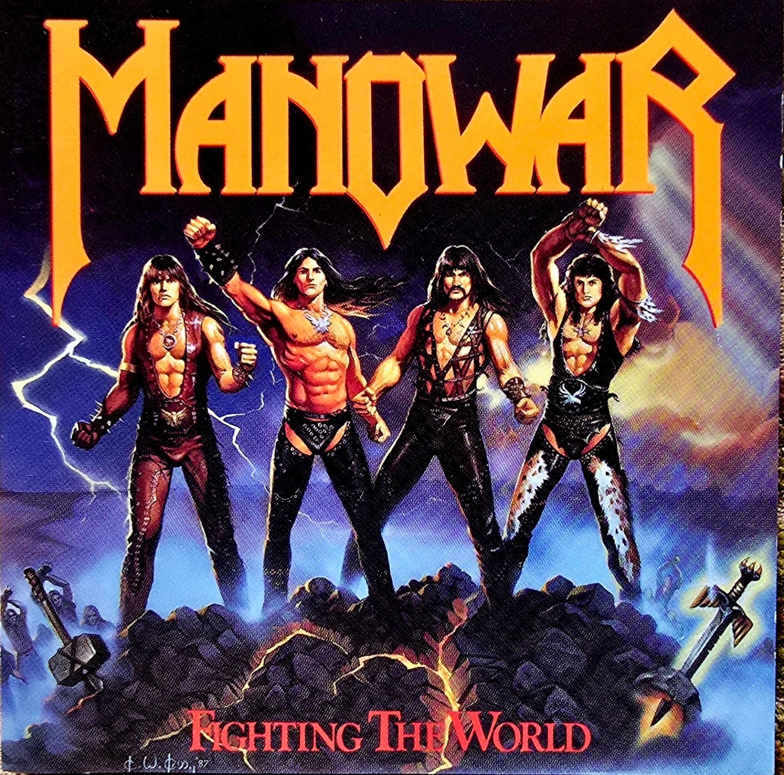Manowar - Fighting The World (CD), Ophalen of Verzenden, Gebruikt, Heavy metal, Album