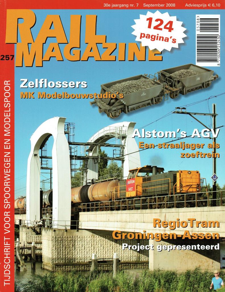 Rail Magazine Spoorwegen & Modelspoor 2008 nr. 257, Verzenden, Gelezen, Trein