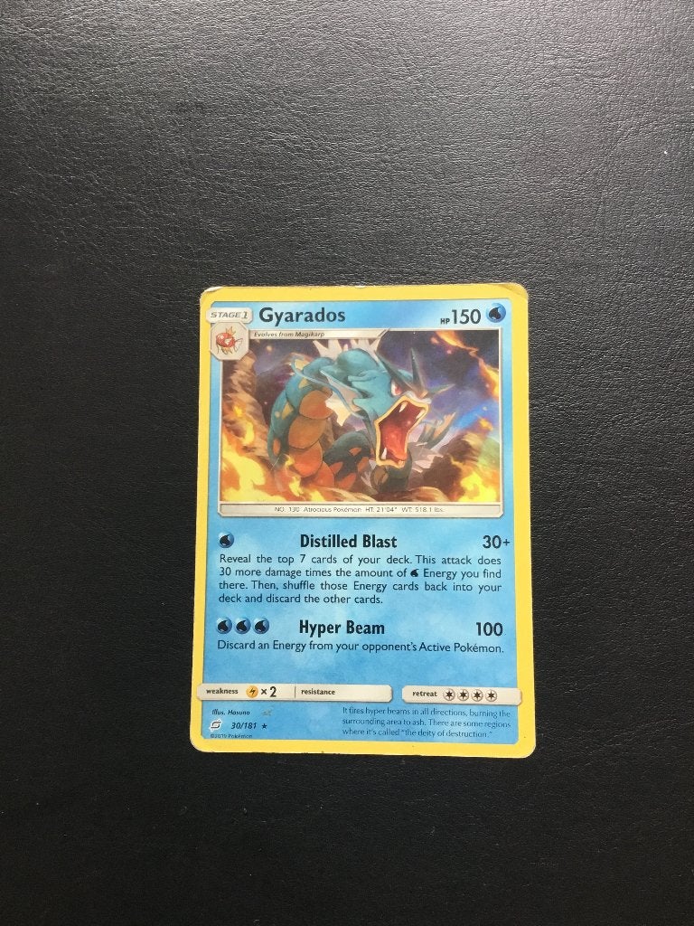 Gyarados 30/181, Ophalen, Gebruikt, Losse kaart