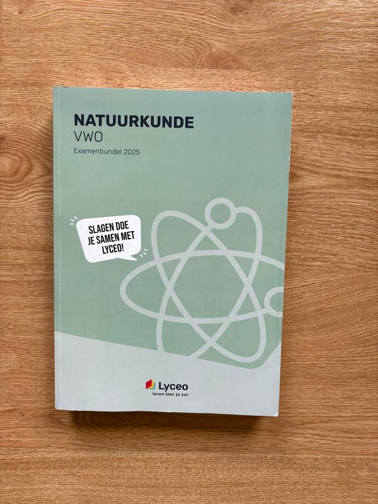 Natuurkunde VWO Examenbundel 2025 Lyceo, Boeken, Ophalen of Verzenden, Beta, Zo goed als nieuw