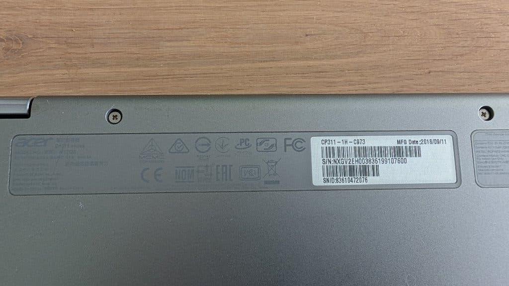 acer chromebook spin 11 inch, Ophalen, Qwerty, Zo goed als nieuw, 32 GB of minder