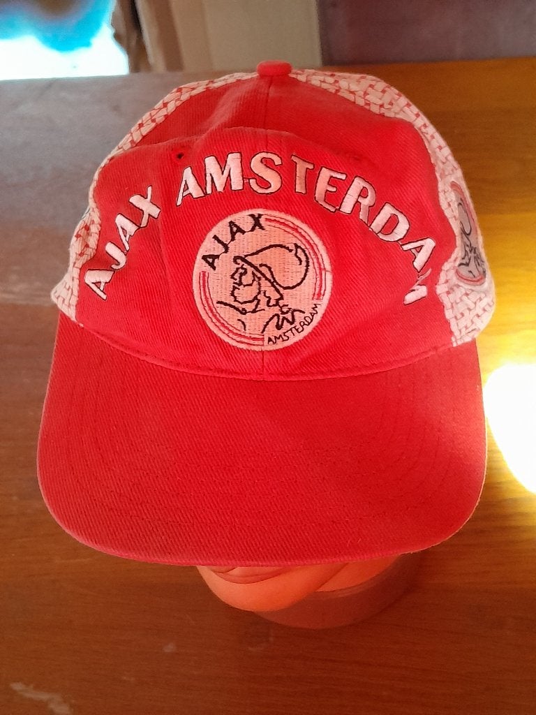 Vintage Ajax Amsterdam Pet, Verzamelen, Ophalen of Verzenden, Gebruikt, Ajax, Pet of Muts