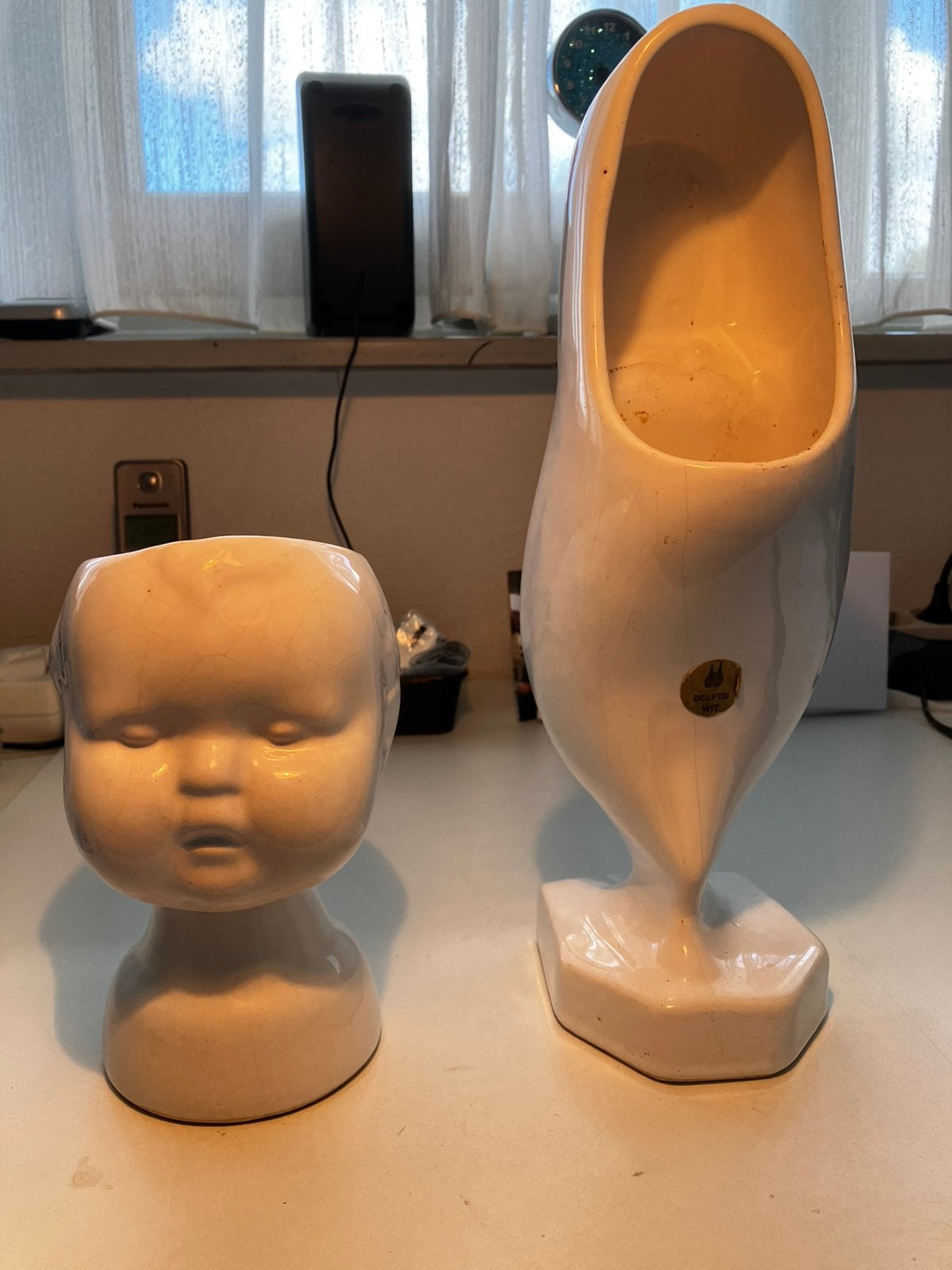 2 x bloempot/ vaasje, Antiek en Kunst, Ophalen of Verzenden