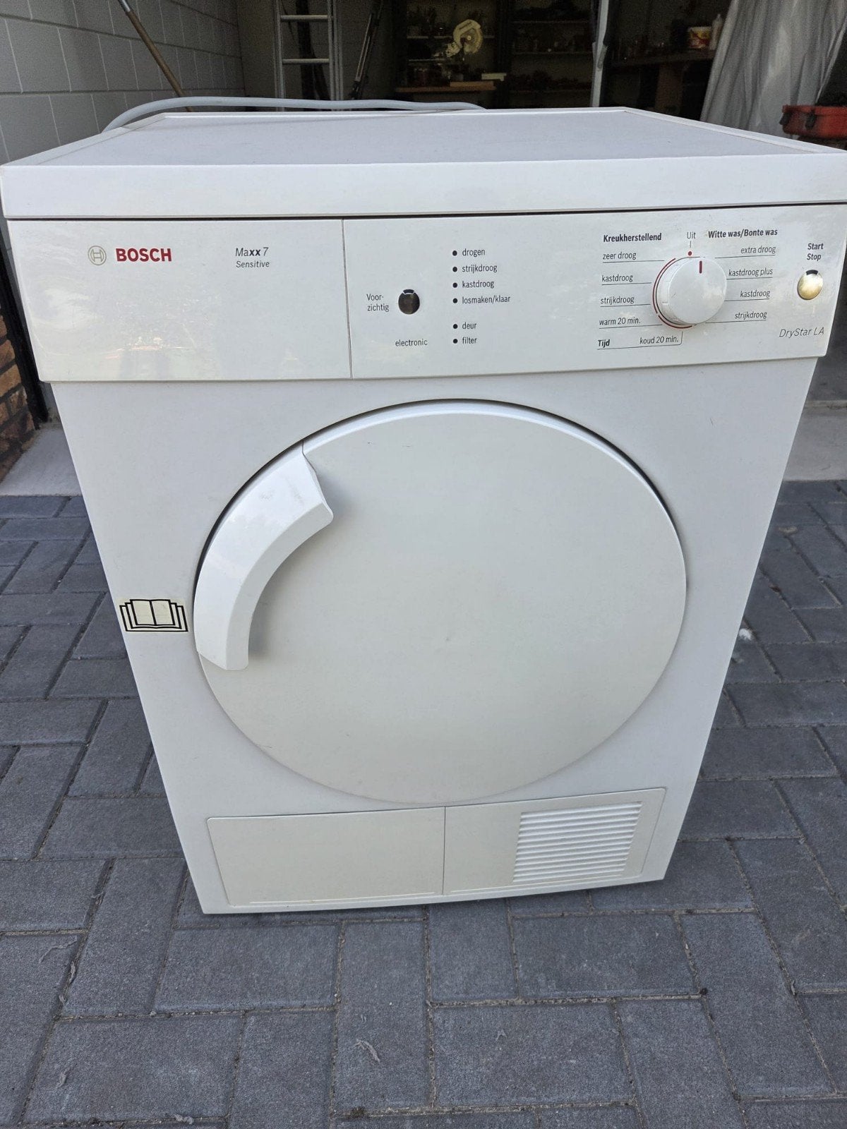 Goedwerkende Bosch Maxx 7 Sensitive Luchtafvoer Droger, Witgoed en Apparatuur, Wasdrogers, Ophalen