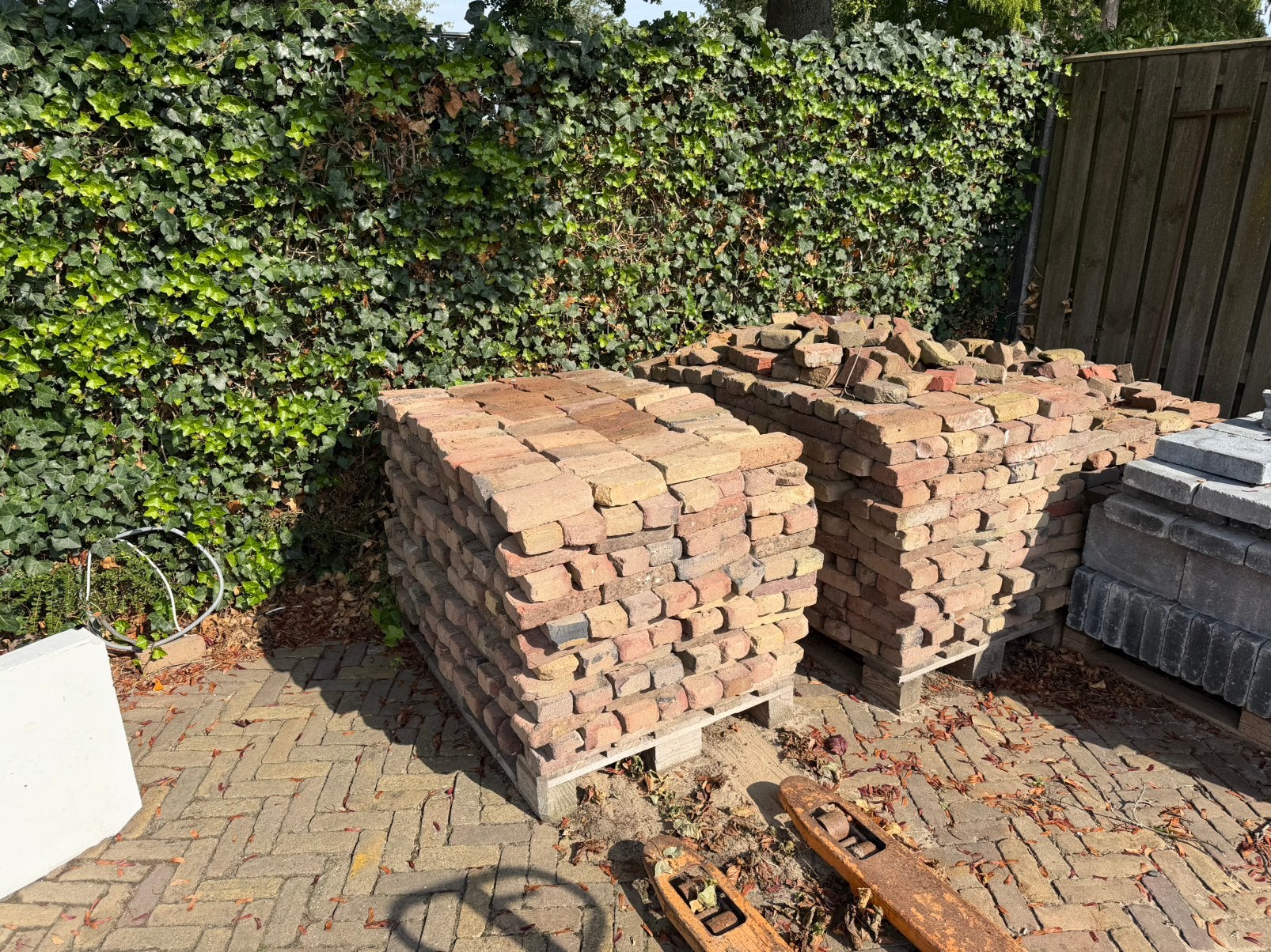 Oud gebakken waaltjes 20,5m3, Ophalen, Zo goed als nieuw, Hout