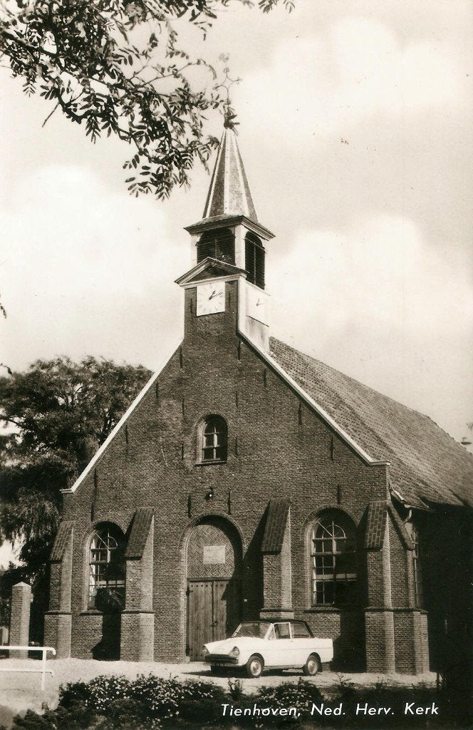 Tienhoven Ned. Herv. Kerk old timer Daf? 1966, Ophalen of Verzenden, 1960 tot 1980, Ongelopen, Utrecht
