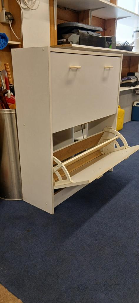 Schoenenkast 75x87x25 cm - Praktische Opberger, Ophalen, Gebruikt, Functioneel