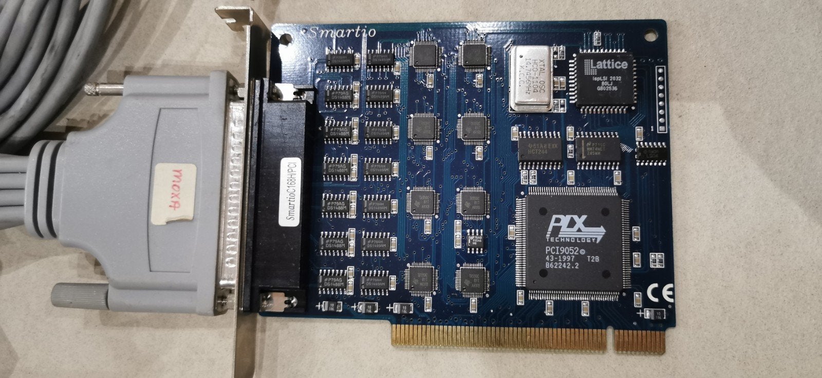 Smartio multi seriële PCI-kaarten met breakout box en kabels, Ophalen of Verzenden
