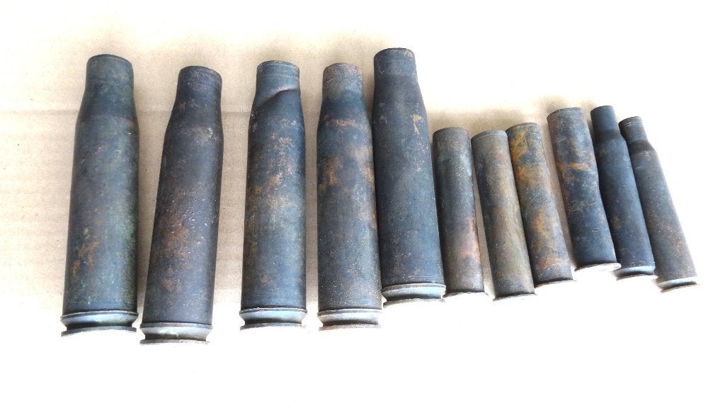 Lot Russische  Hulzen. Bodemvondsten, Ophalen of Verzenden, Landmacht, Overige gebieden, Hulzen of Bodemvondsten