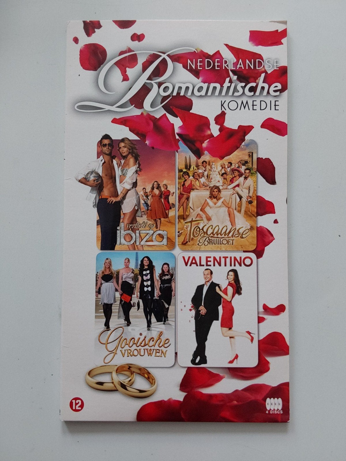 Nederlandse Romantische Komedie  4 DVD-set, Cd's en Dvd's, Dvd's | Nederlandstalig, Vanaf 12 jaar, Ophalen of Verzenden, Zo goed als nieuw