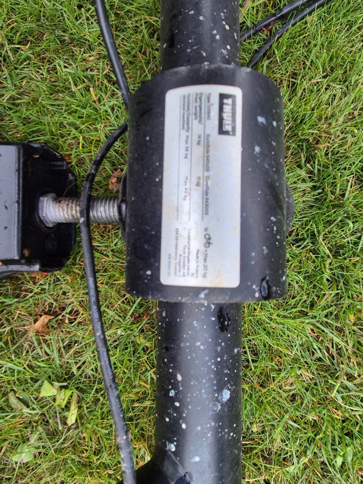 Thule Fietsendrager voor 2 fietsen of 1 E-bike (max 45kg), Ophalen, Gebruikt, Achterklepdrager, Elektrische fiets