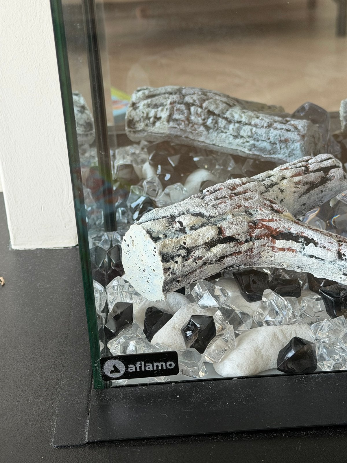 Aflamo Superb 33 elektrische haard(ophalen in Amsterdam), Ophalen, Zo goed als nieuw, Inbouwhaard, Elektrische haard