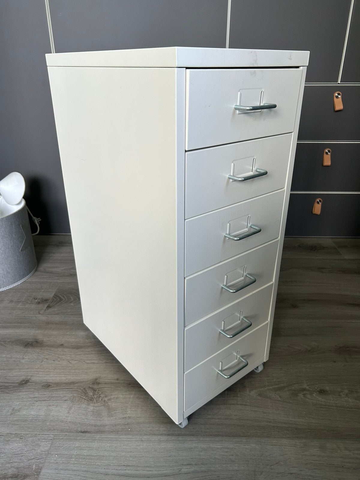 Ikea Helmer ladenblok metaal op wielen, Ophalen, Minder dan 50 cm, Zo goed als nieuw, Minder dan 100 cm