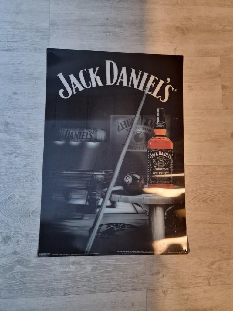 Jack daniels 3d poster, Ophalen, Zo goed als nieuw