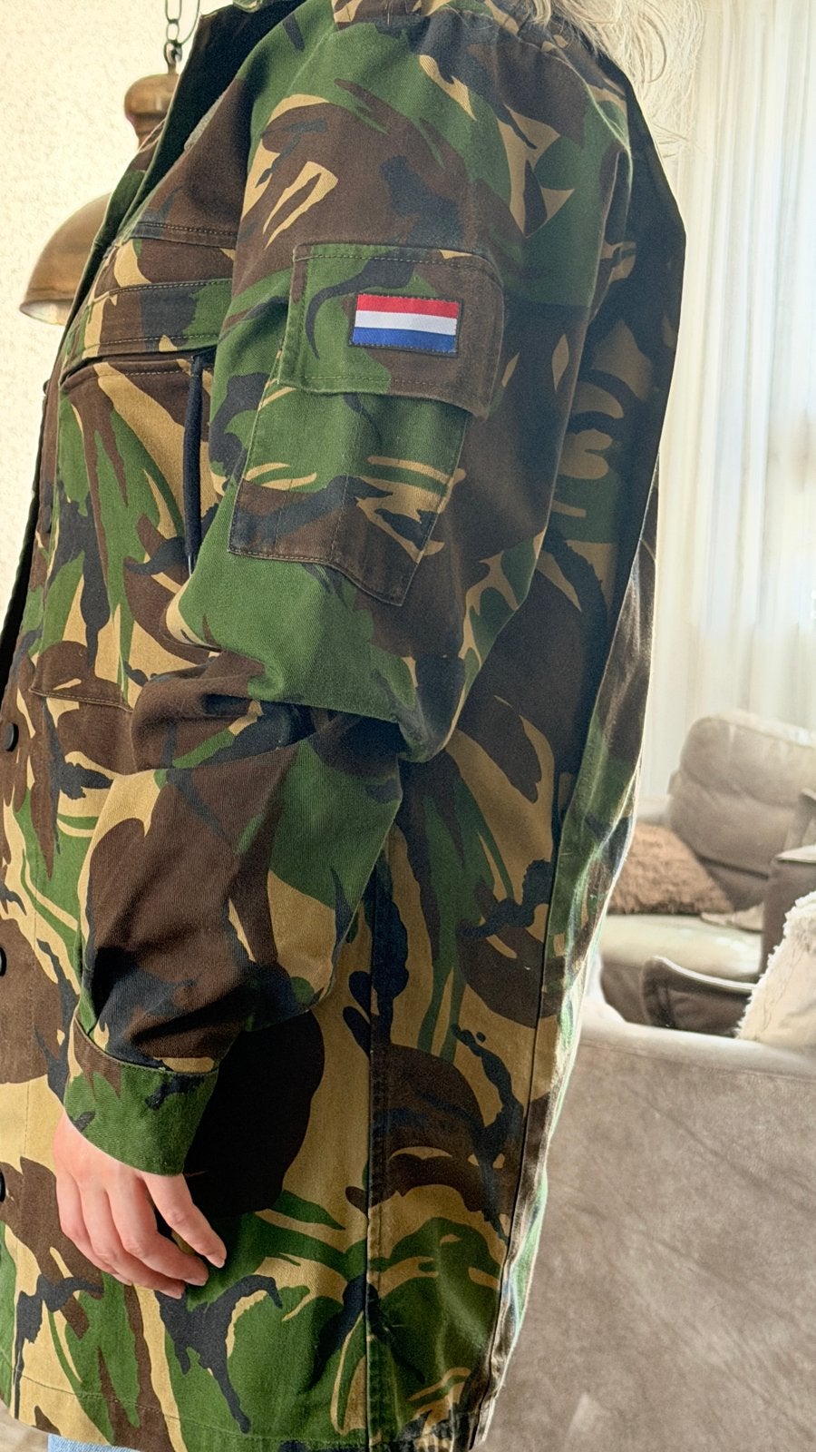 Super gave camouflage army jack tot maat 40/42, Kleding | Dames, Ophalen of Verzenden, Gedragen, Maat 38/40 (M), Groen