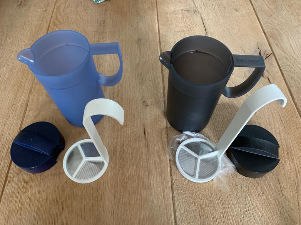 Tupperware moments melkopschuimer zwart of blauw, Moments, Tupperware, Overige typen, Nieuw