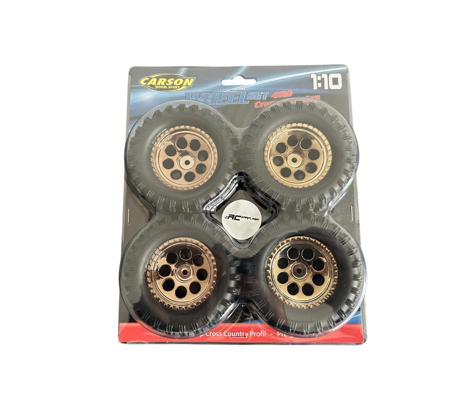 Carson 900140 1/10 Off-Road Cross Country bandenset (4), Ophalen of Verzenden, Nieuw, Schaal 1:10