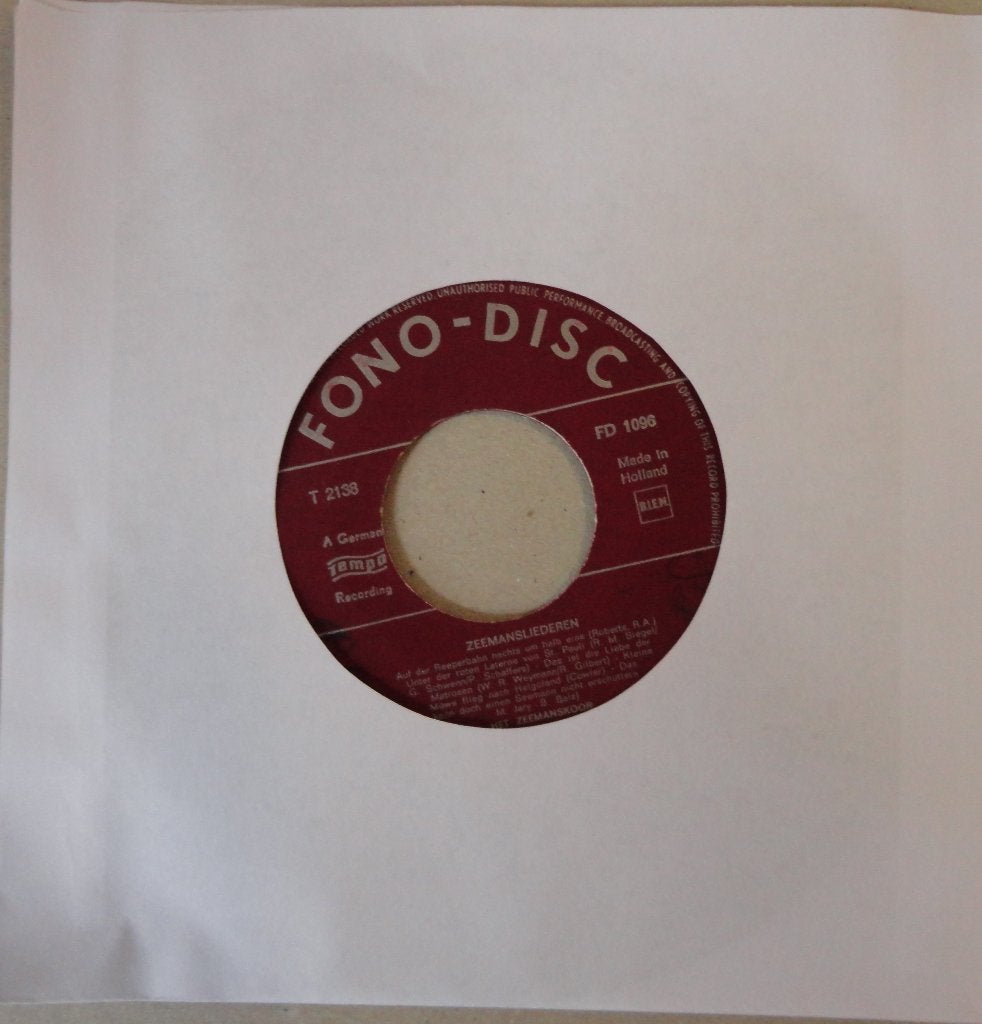 Het Zeemans Koor > Zeemans liederen, Cd's en Dvd's, Vinyl Singles, Ophalen of Verzenden, Gebruikt, 7 inch, Nederlandstalig