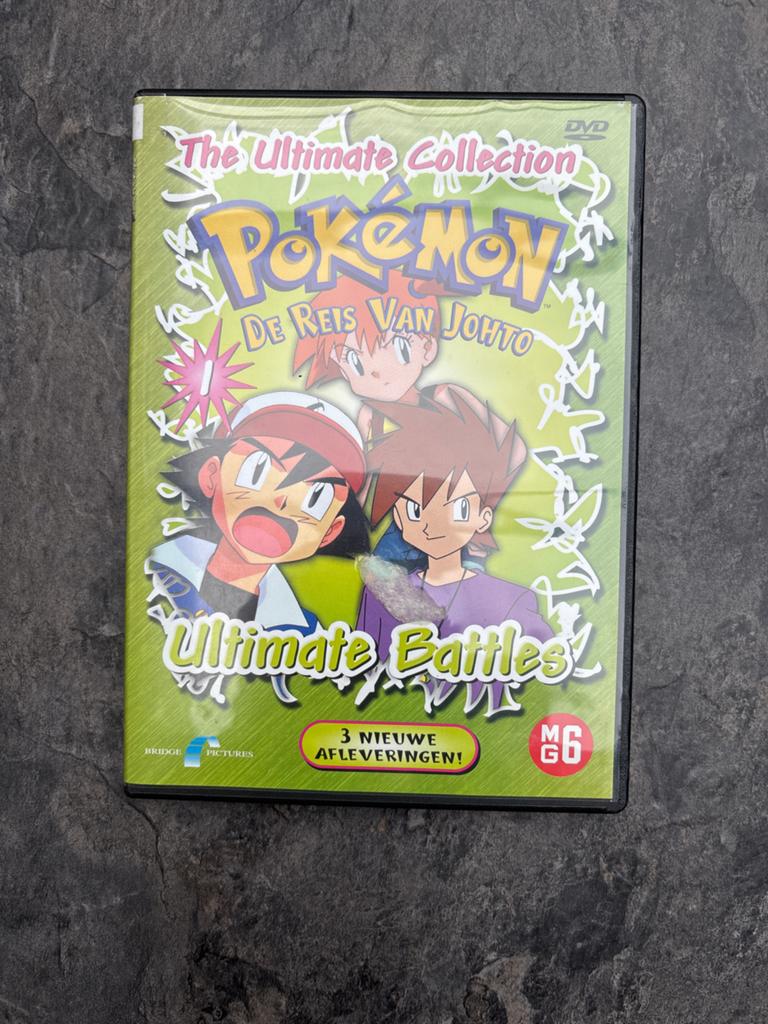 Pokémon: De Reis Van Johto - Ultimate Battles DVD, Alle leeftijden, Ophalen of Verzenden, Gebruikt, Avontuur
