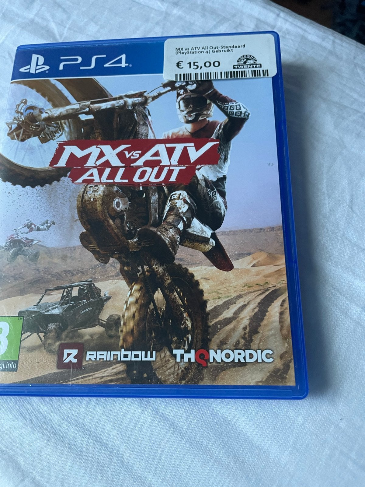 MX vs ATV All Out PS4 - Racegame met off-road actie, Ophalen, Racen en Vliegen, 2 spelers, Zo goed als nieuw