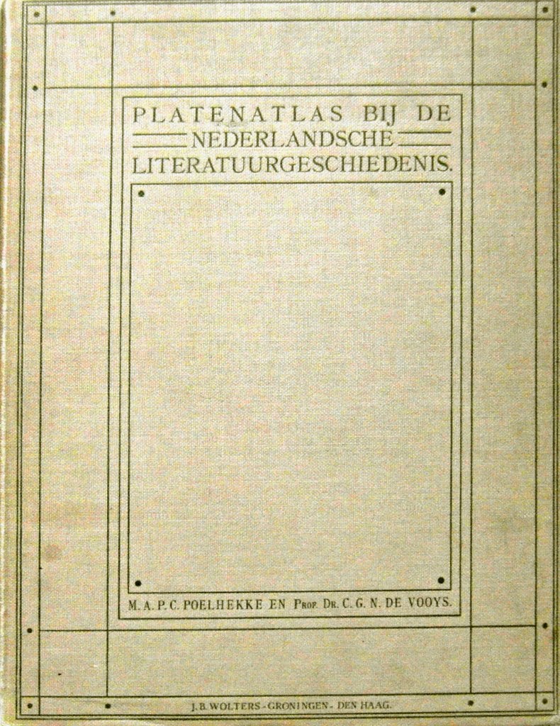 Platenatlas bij de Nederlandsche Literatuurgeschiedenis, Ophalen of Verzenden