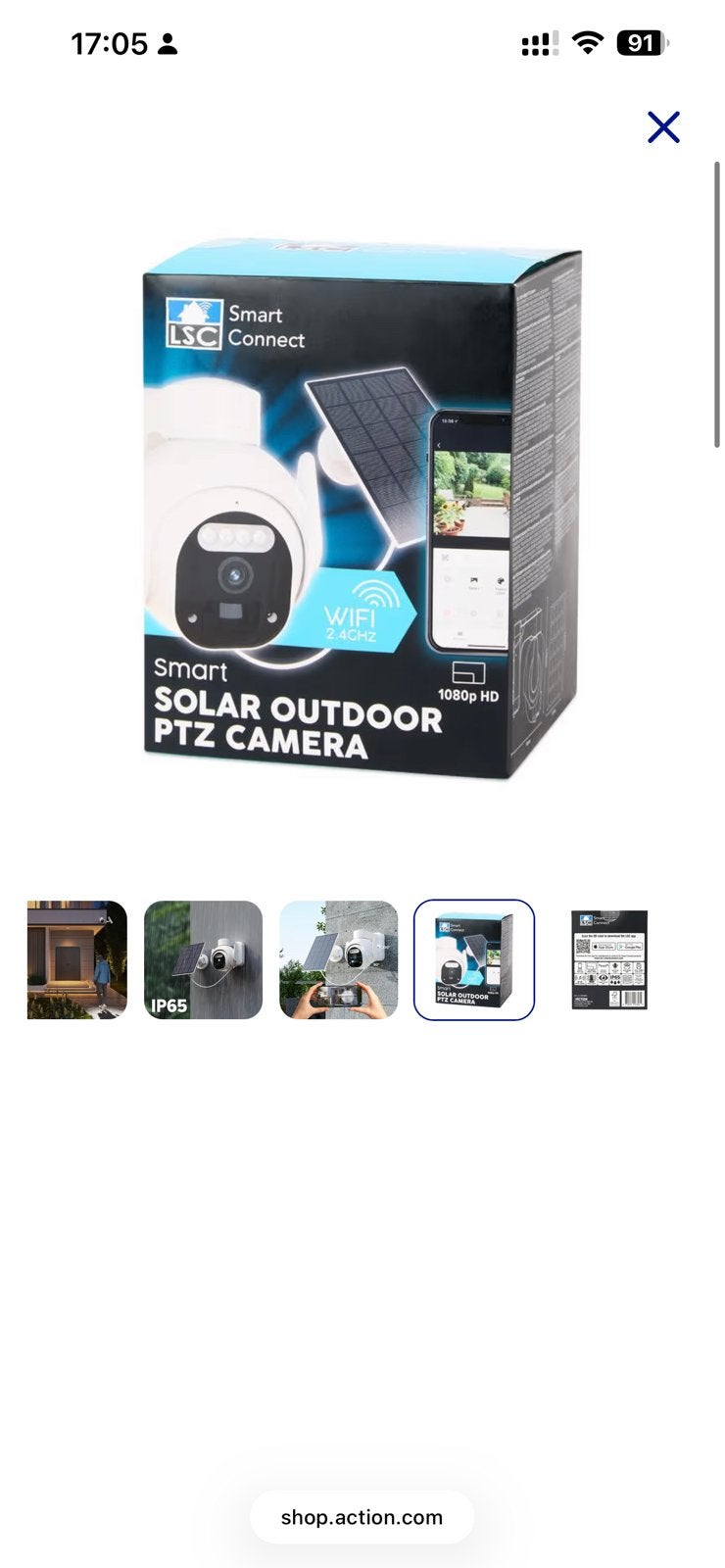 LSC Smart Connect draadloze camera voor buiten, Ophalen, Nieuw