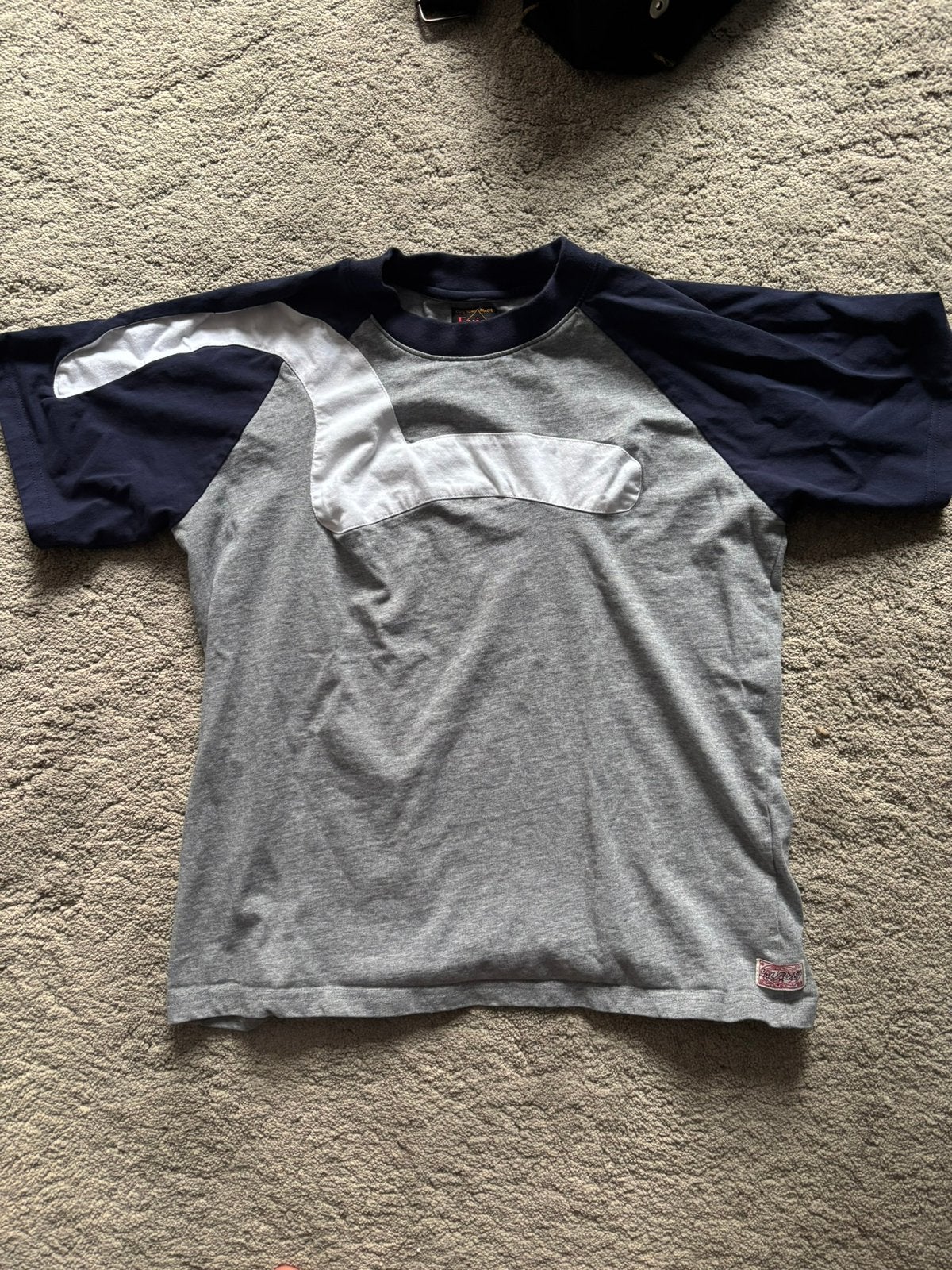 Evisu x Palace t shirt, Ophalen of Verzenden, Gedragen, Maat 48/50 (M), Grijs