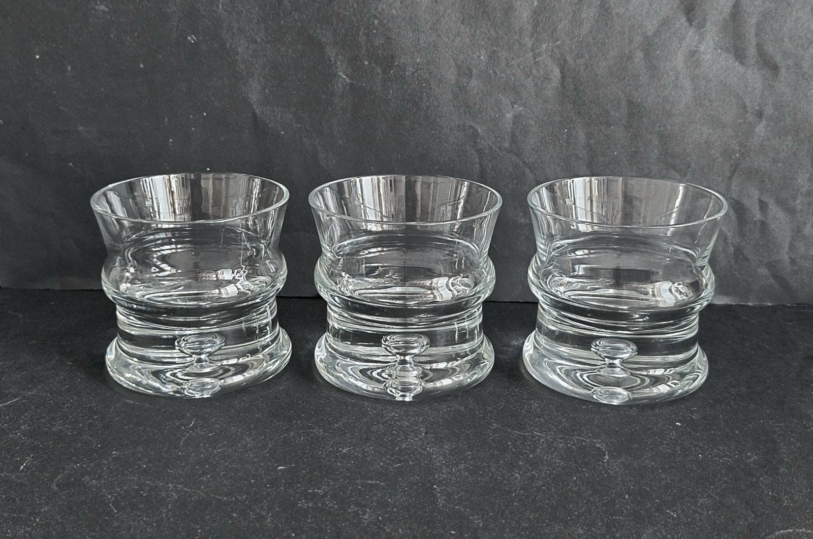 Krosno Bonny 3 zeldzame kristallen Whisky Glazen. Type Ship, Ophalen of Verzenden, Zo goed als nieuw, Overige typen