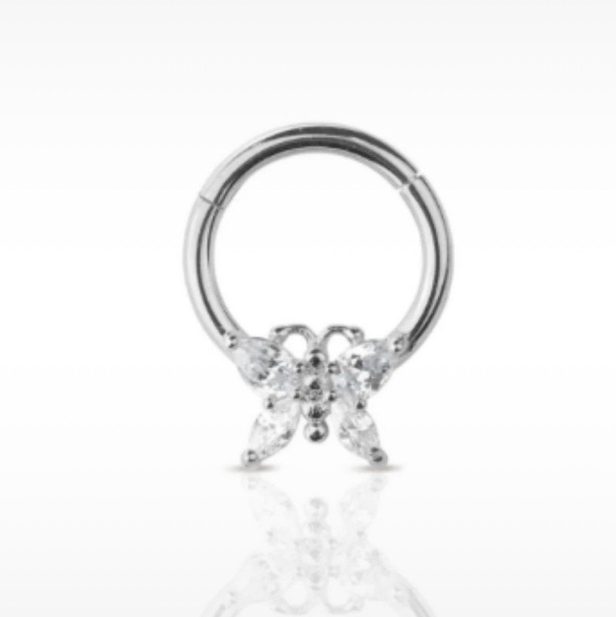 Piercing klikring, Ophalen of Verzenden, Nieuw, Staal, Oor- of Traguspiercing