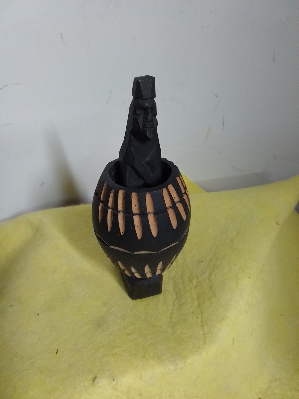 10079)  mooie barrel man in ton  hoog 16cm, Ophalen of Verzenden