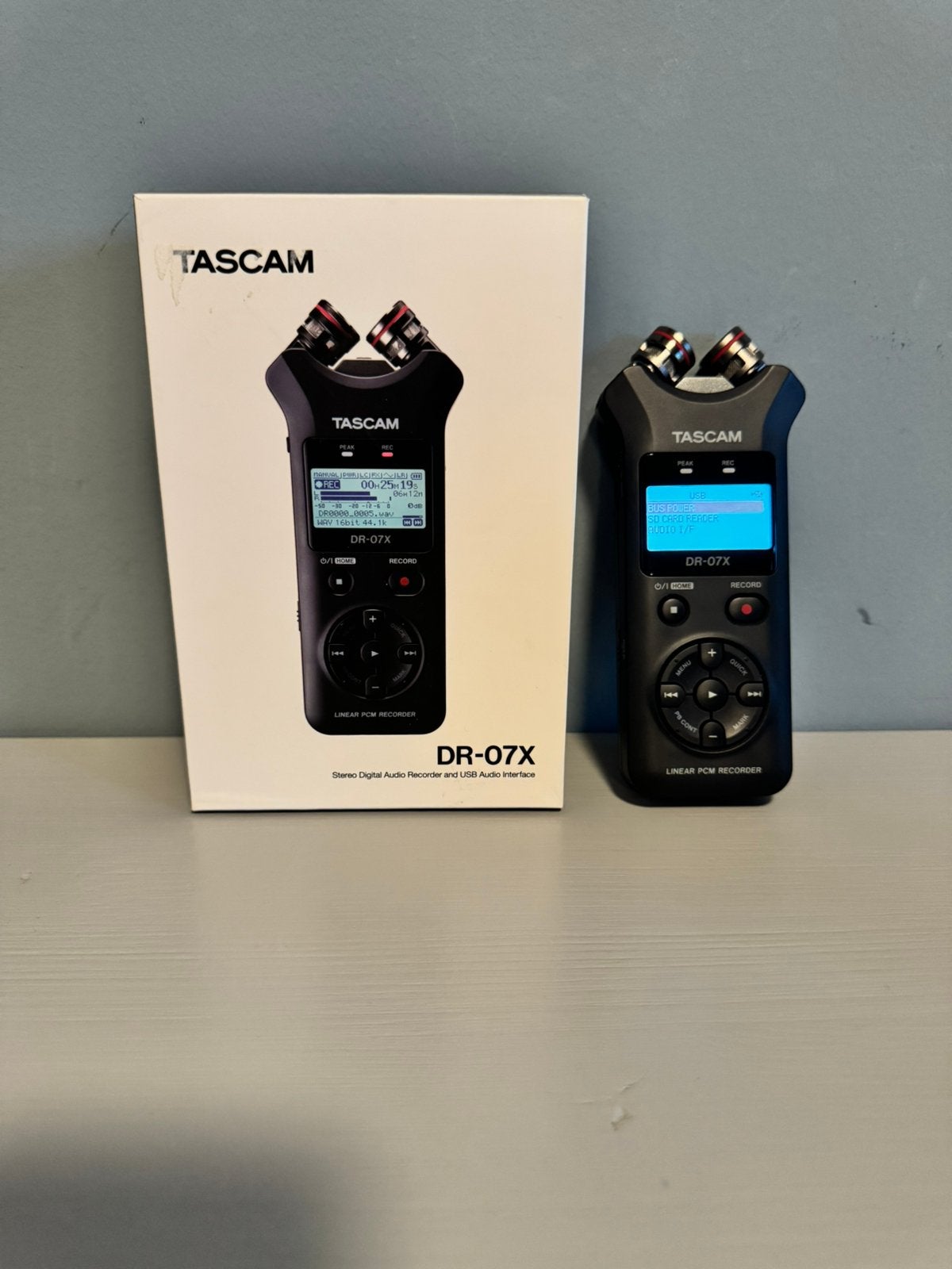 Tascam DR-07X Audio Recorder, Ophalen of Verzenden, Zo goed als nieuw